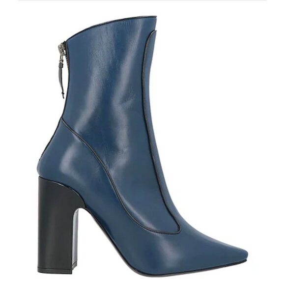 FABRIZIO VITI CAPALBIO LEATHER WINTER TIMELESS BOOTIE Size EU38/US 7.5 - Picture 1 of 16